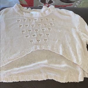 millau cropped distressed sweater